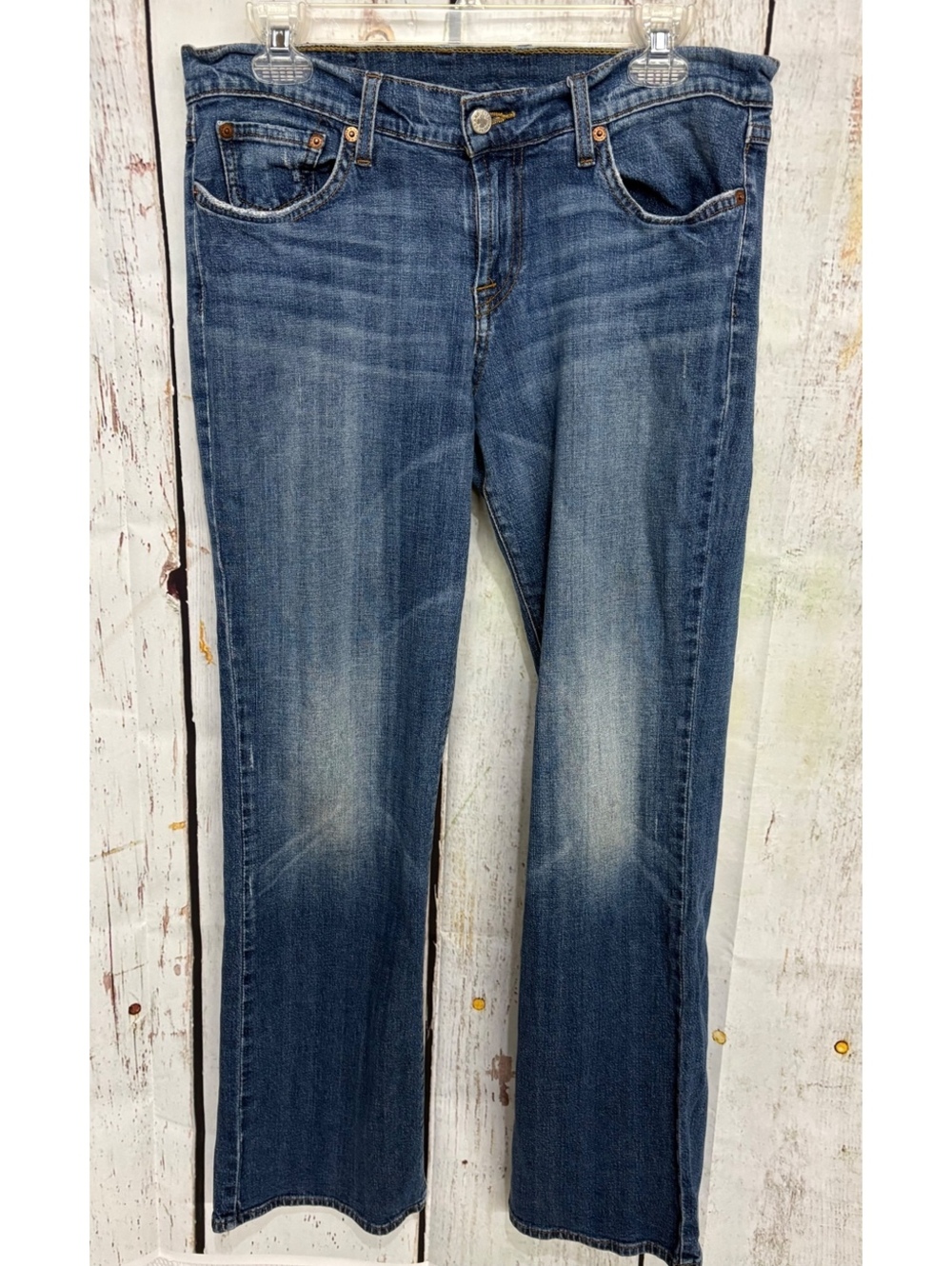 Vintage Y2K Lucky Brand Women’s Dungarees George Montesano Midrise Flare 12/31